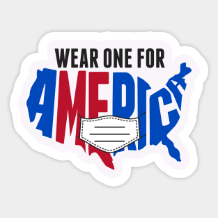 Wear One For Me (dark lettering) Sticker